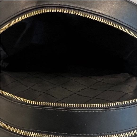 Michael Kors Jaycee Medium Pebbled Leather Backpack Black - Picture 6 of 12